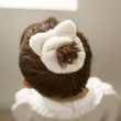 リセマイン(Lycee mine)の【再入荷】ねこみみフェイクファーシュシュ オフホワイト(003)