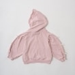 リセマイン(Lycee mine)の【一部再入荷】【毛玉バイバイ裏毛】リボン付きフリルジップパーカ3
