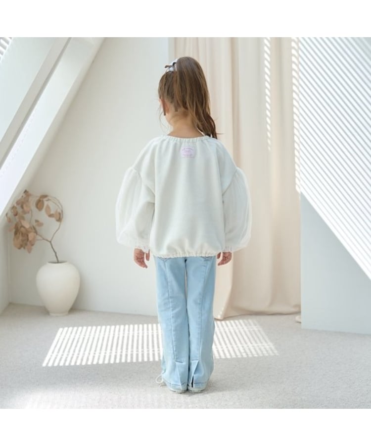 リセマイン(Lycee mine)の【裏起毛裏毛】ぷっくりシルエットチュール袖プルオーバー10