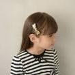 リセマイン(Lycee mine)のリボン型ヘアクリップ ゴールド(007)