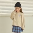 リセマイン(Lycee mine)の【毛玉バイバイ裏起毛裏毛】ハート刺しゅうボリュームスリーブスウェット キャメルブラウン(141)