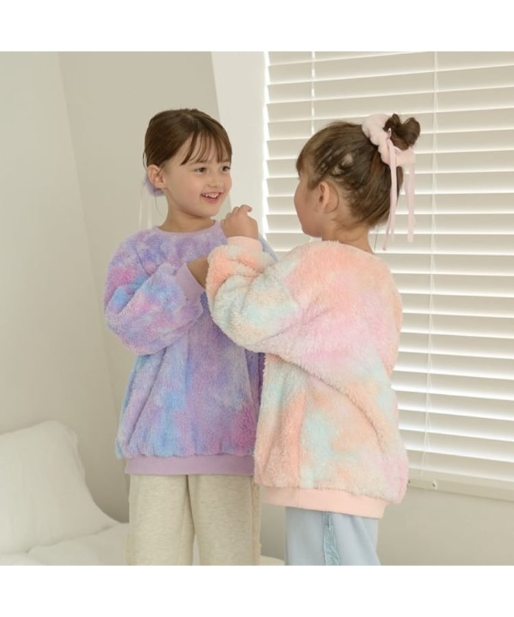 リセマイン(Lycee mine)の【ふわふわボア】タイダイ染めチュニック丈トップス12