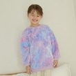 リセマイン(Lycee mine)の【ふわふわボア】タイダイ染めチュニック丈トップス パープル(081)