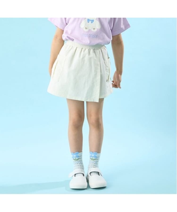 リセマイン(Lycee mine)の【撥水加工】ラップパンツ アイボリー(104)