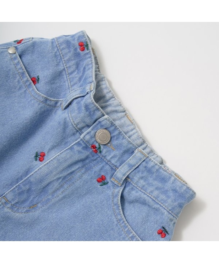 リセマイン(Lycee mine)の【LOVE DENIM】アソート刺しゅう総柄ストレートパンツ6