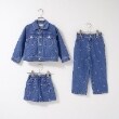 リセマイン(Lycee mine)の【LOVE DENIM】アソート刺しゅう総柄ストレートパンツ18