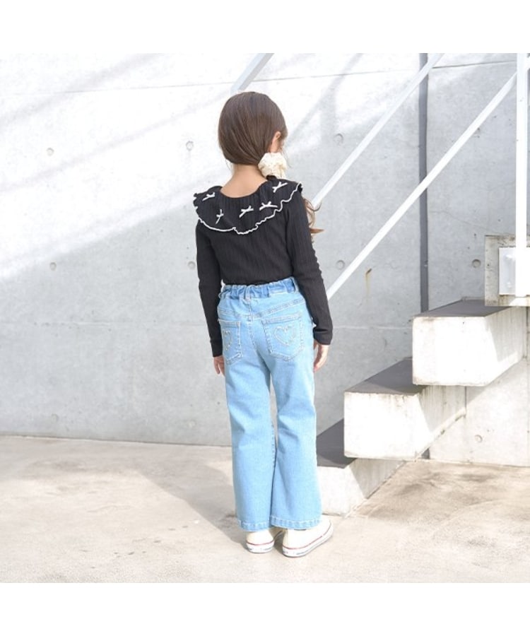 リセマイン(Lycee mine)の【きれいシルエット】しっかりストレッチフレアデニムパンツ17