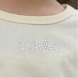 リセマイン(Lycee mine)の【ソフトコットン】アソートラインストーンモチーフパフAラインTシャツ12