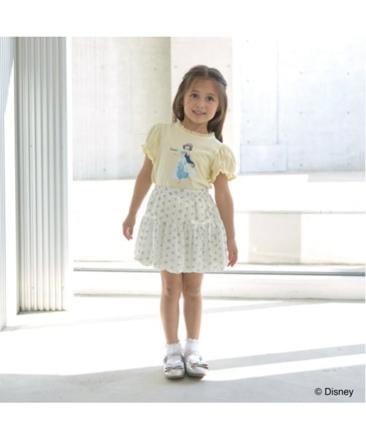 リセマイン(Lycee mine)の【大人気カラー再入荷】【Disney Princess】【ソフトコットン】アソートリボン付きパフTシャツ12