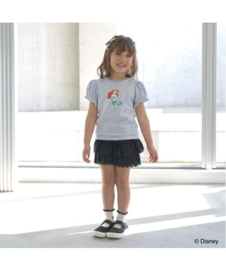 リセマイン(Lycee mine)の【大人気カラー再入荷】【Disney Princess】【ソフトコットン】アソートリボン付きパフTシャツ14