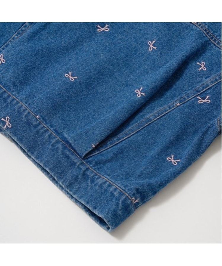 LOVE DENIM】アソート刺しゅう総柄Gジャン(デニムジャケット LOVE DENIM】アソート刺しゅう総柄Gジャン(デニムジャケット