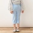 リセマイン(Lycee mine)の【ともパン】バックフリル7分丈カプリパンツ サックスブルー(090)