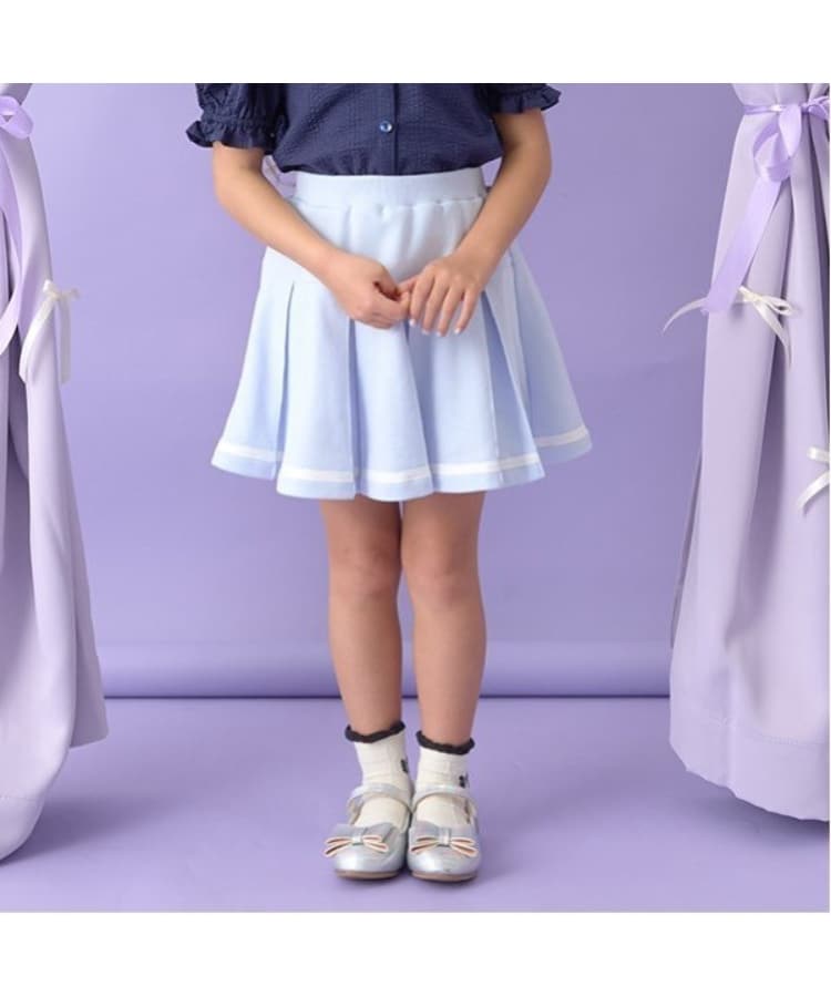 リセマイン(Lycee mine)のプリーツスカート(インナーパンツ付き) サックスブルー(090)