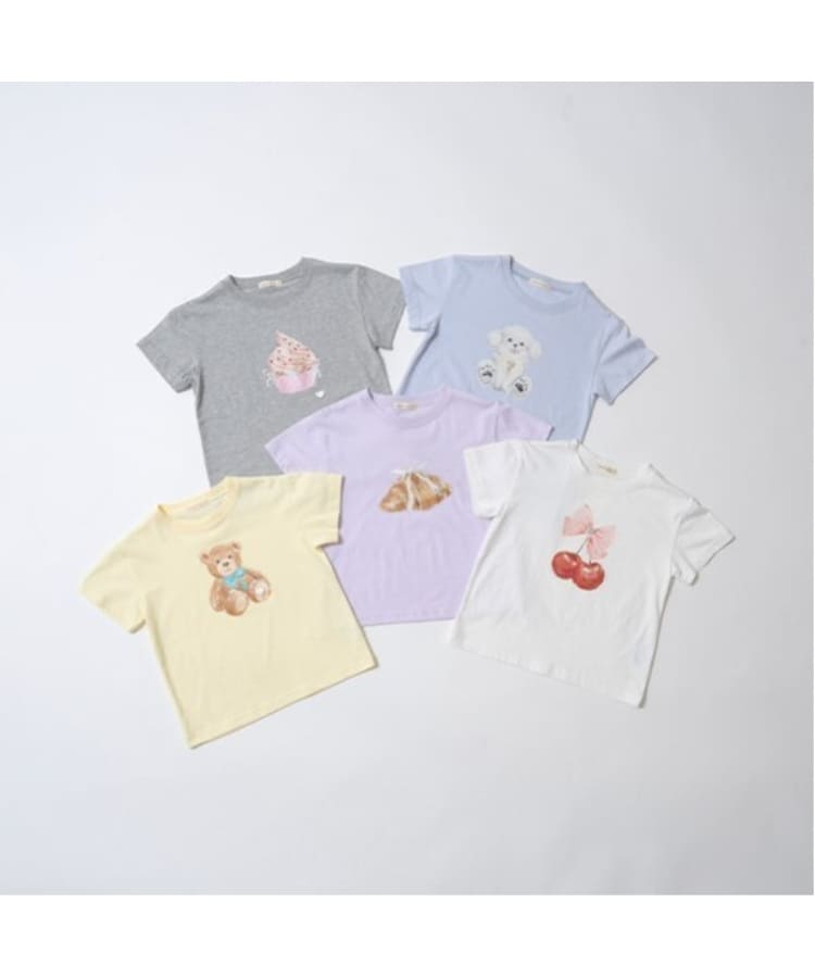 リセマイン(Lycee mine)の【ソフトコットン】アソートリボンモチーフプリントTシャツ19