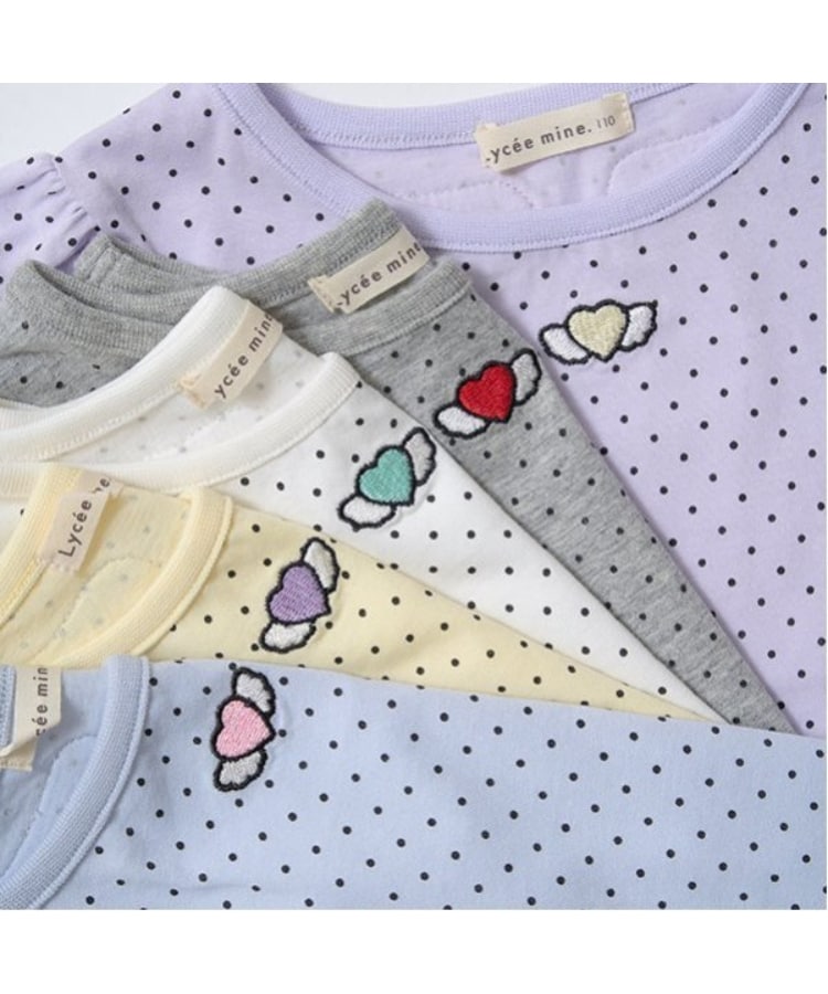 リセマイン(Lycee mine)の【ソフトコットン】ドットプリントミニミニパフ半袖Tシャツ29