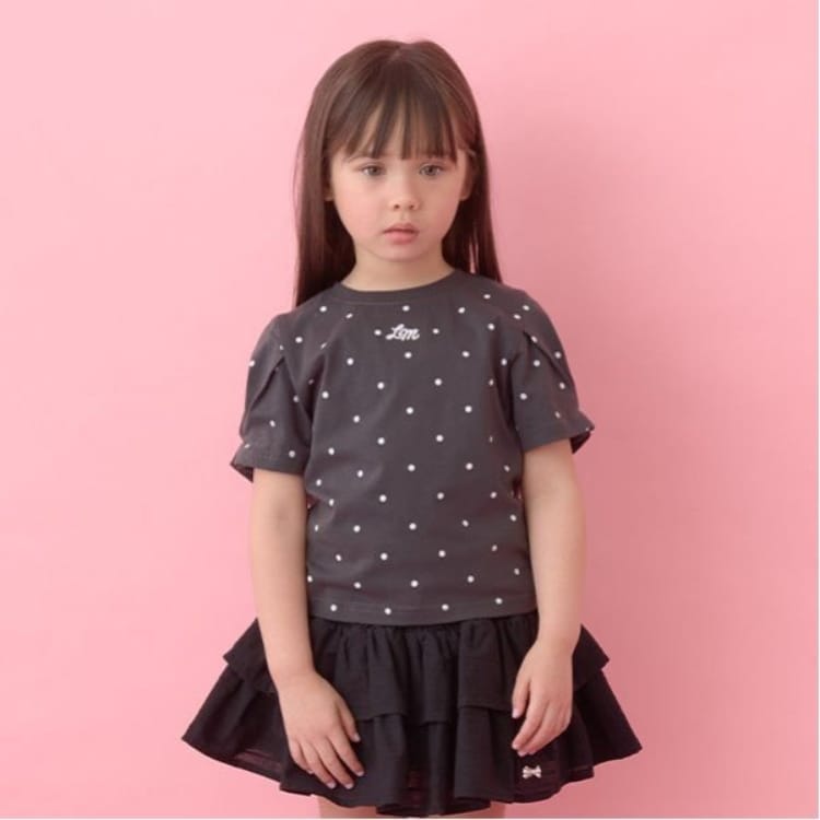 リセマイン(Lycee mine)の【ソフトコットン】アソート総柄タックスリーブTシャツ Ｔシャツ