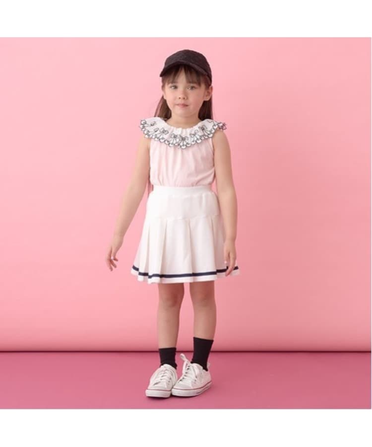 リセマイン(Lycee mine)の【ソフトコットン】チェリーレース衿トップス10