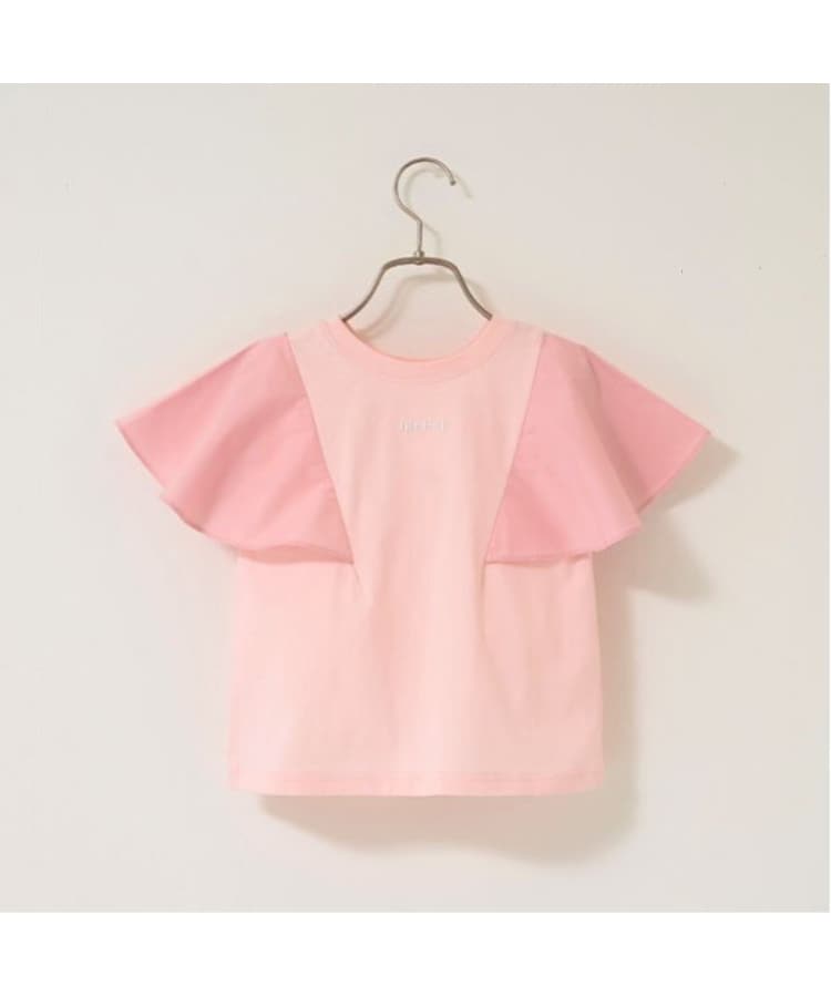 リセマイン(Lycee mine)の【前後どちらでもOK!】【ソフトコットン】フレアスリーブTシャツ3