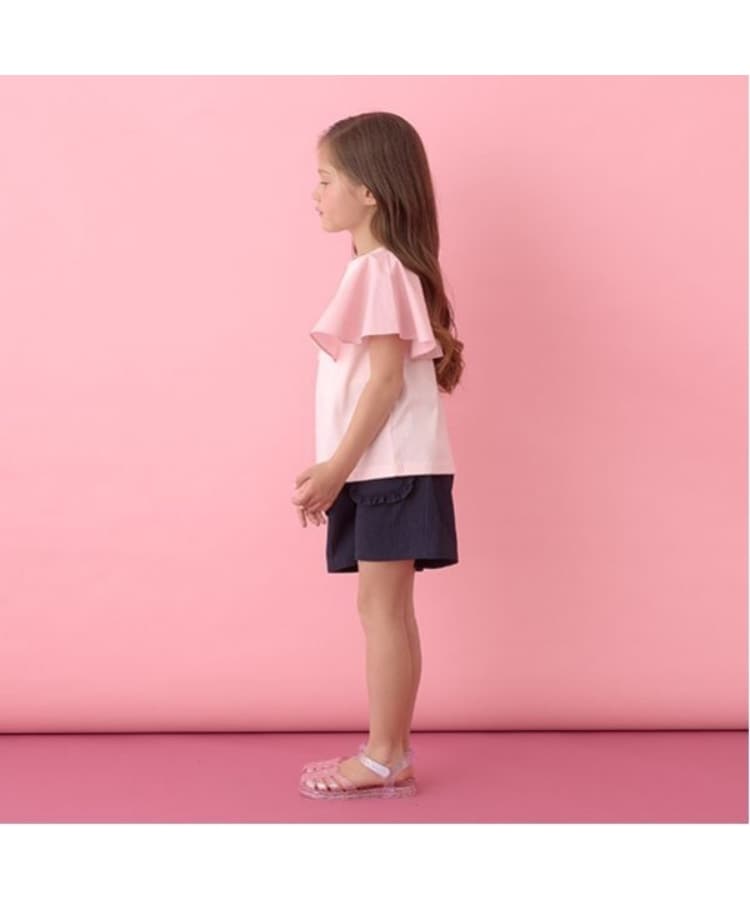 リセマイン(Lycee mine)の【前後どちらでもOK!】【ソフトコットン】フレアスリーブTシャツ13