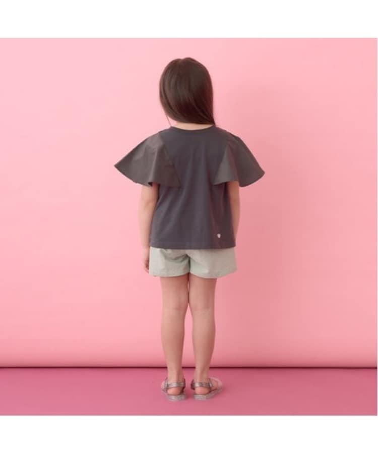 リセマイン(Lycee mine)の【前後どちらでもOK!】【ソフトコットン】フレアスリーブTシャツ24