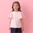 リセマイン(Lycee mine)の【前後どちらでもOK!】【ソフトコットン】フレアスリーブTシャツ ピンク(073)
