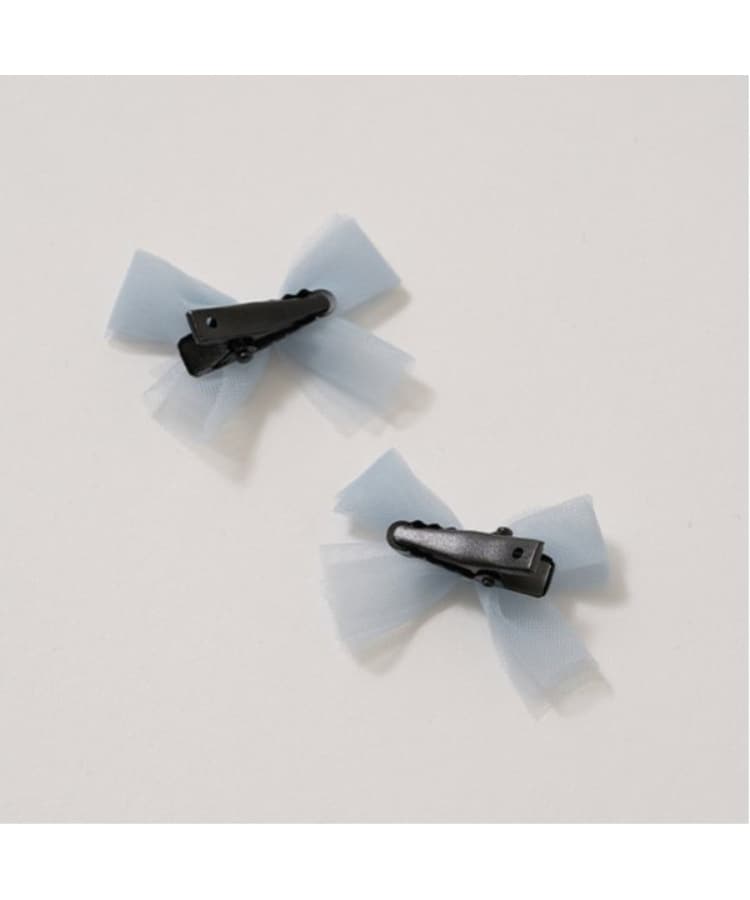 リセマイン(Lycee mine)の【大好評につき再入荷】チュールリボンちびヘアクリップ10Pセット7