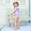 リセマイン(Lycee mine)の【SWIM】【UV加工】ラウンドレース付きワントーンセパレート12
