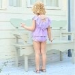 リセマイン(Lycee mine)の【SWIM】【UV加工】ラウンドレース付きワントーンセパレート13