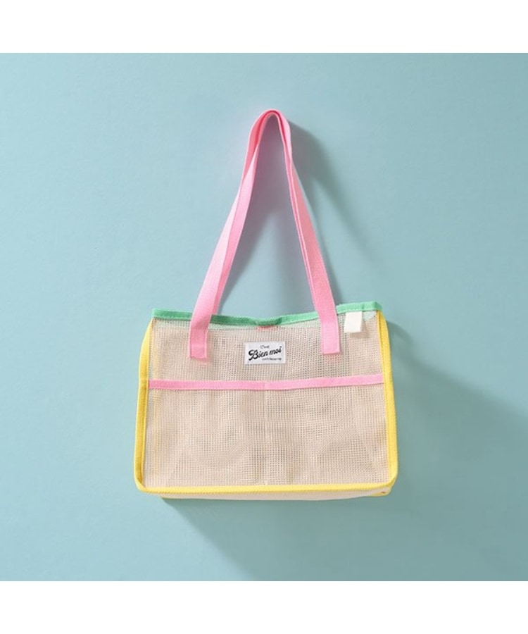 リセマイン(Lycee mine)の【SWIM】メッシュバッグ ピンク(071)