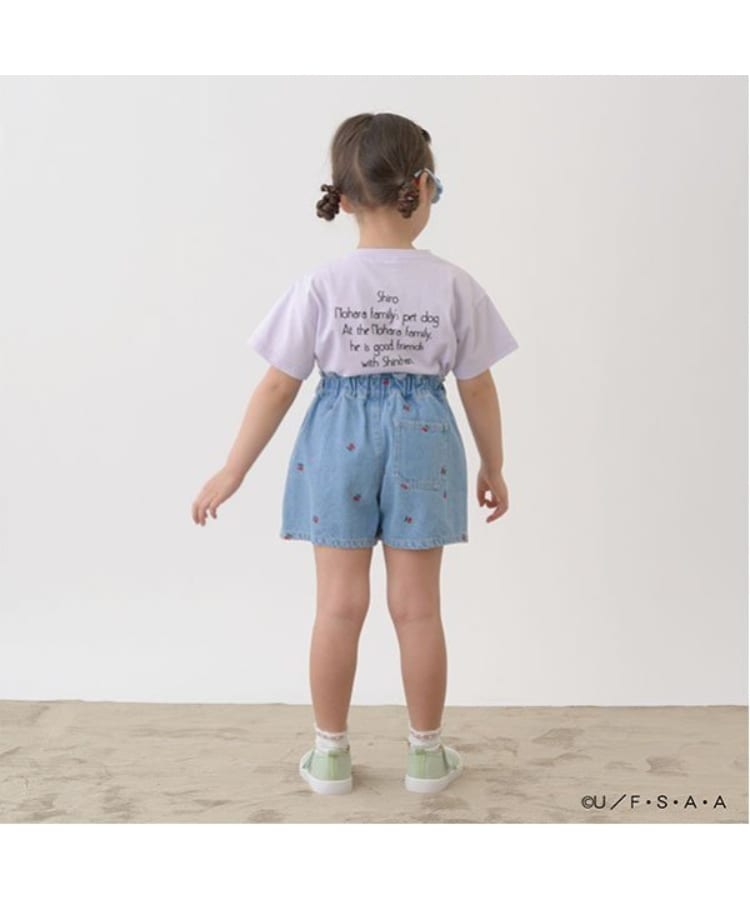 リセマイン(Lycee mine)の【クレヨンしんちゃん】【ソフトコットン】シロサガラ刺しゅうTシャツ13