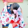 リセマイン(Lycee mine)のオーロラビッグリボンヘアクリップ ピンク(071)