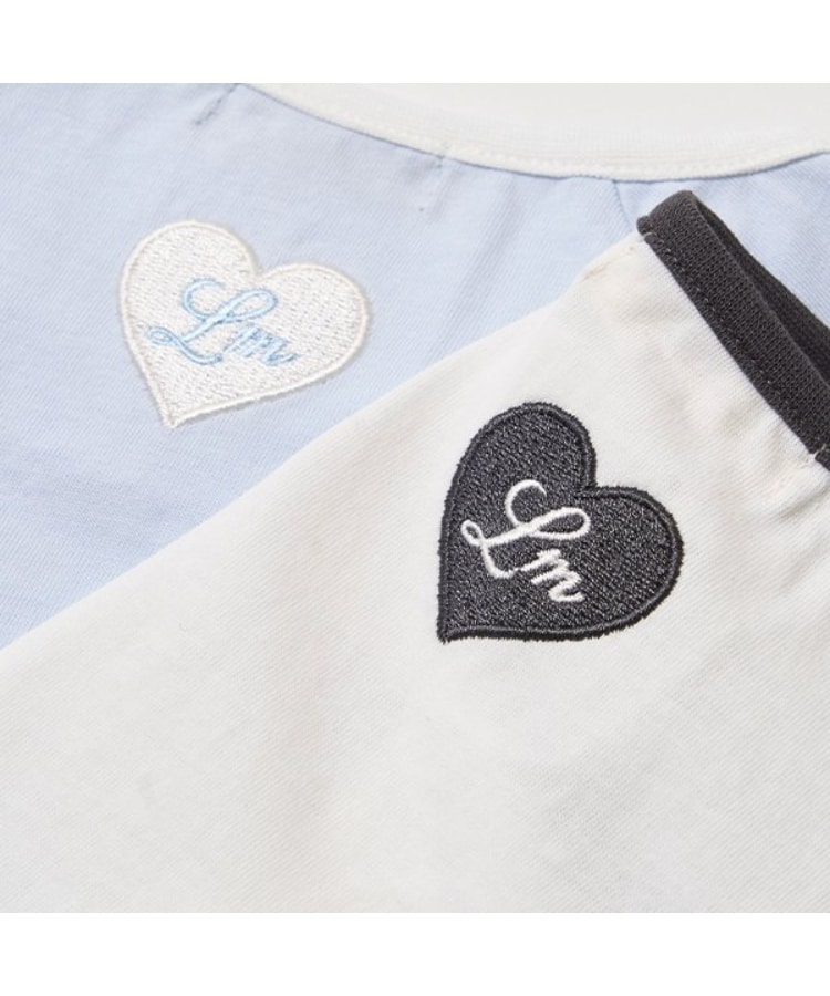 リセマイン(Lycee mine)の【ソフトコットン】バイカラーミニミニTシャツ5