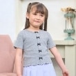 リセマイン(Lycee mine)のカーディガン風リボントップス グレー(112)