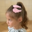 リセマイン(Lycee mine)のふわふわウィングヘアクリップ2Pセット ピンク(071)