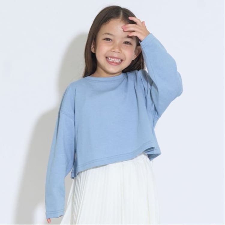 リセマイン(Lycee mine)のミニ丈シアー長袖Tシャツ&キャミセット ニット/セーター