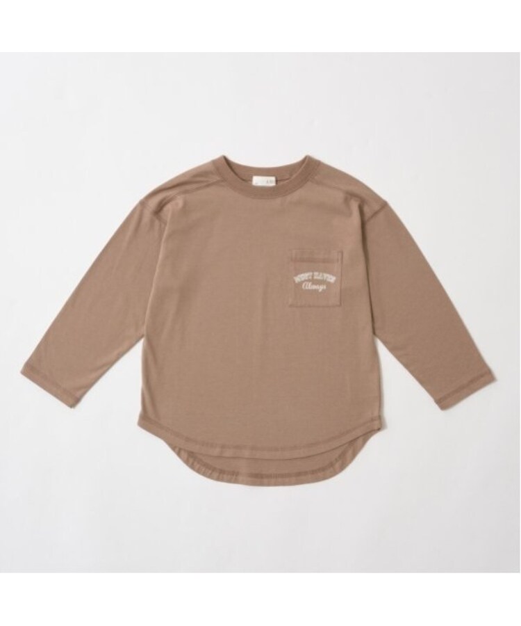 ビールーム(b.ROOM)の【型崩れしないやわらかコットン】【万能アイテム】ラウンドヘムポケットTシャツ2
