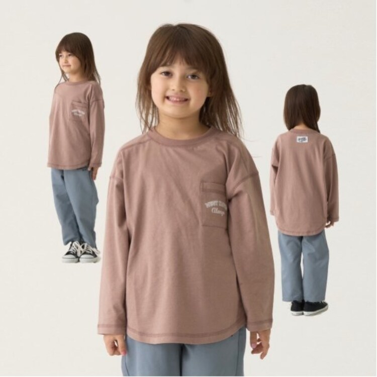 ビールーム(b.ROOM)の【型崩れしないやわらかコットン】【万能アイテム】ラウンドヘムポケットTシャツ Ｔシャツ