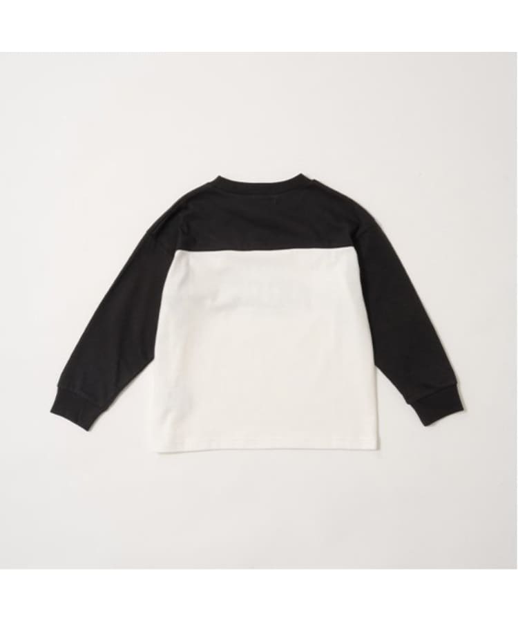 ビールーム(b.ROOM)の【カイテキ天竺】ビッグシルエットバイカラーロゴTシャツ4