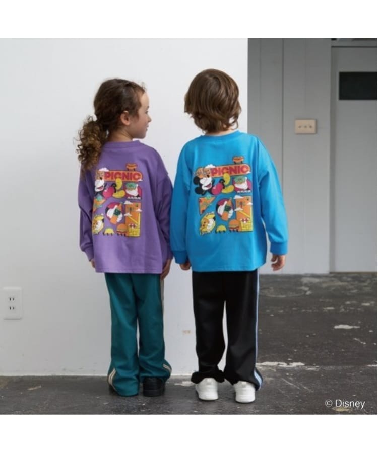 ビールーム(b.ROOM)の【Disney】【カイテキ天竺】ミッキーマウス/ピクニックTシャツ18