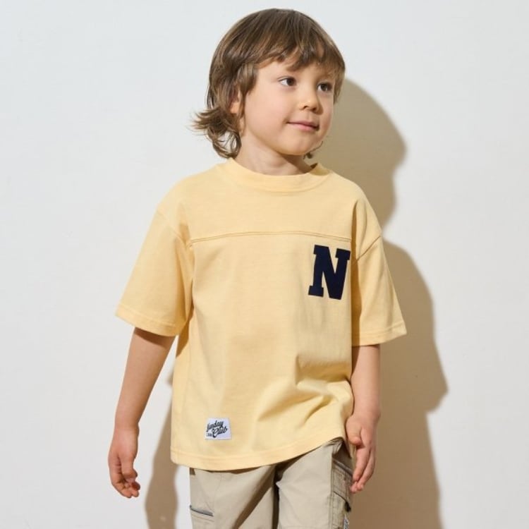 ビールーム(b.ROOM)の【どちらが前でもOK!】【カイテキ天竺】ロゴTシャツ Ｔシャツ