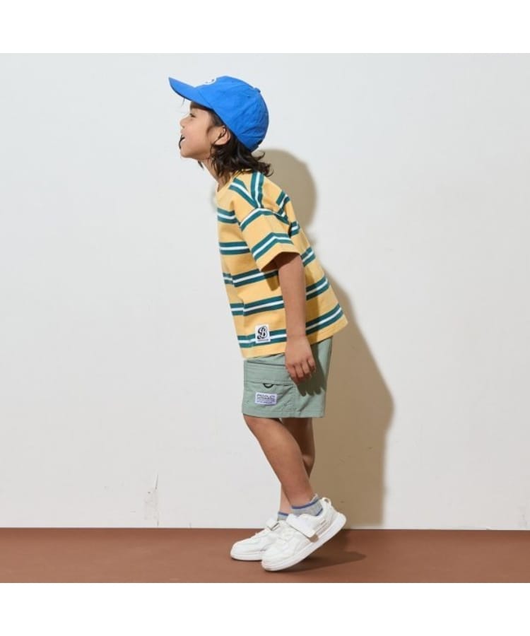 ビールーム(b.ROOM)のビッグシルエット先染めボーダーTシャツ1
