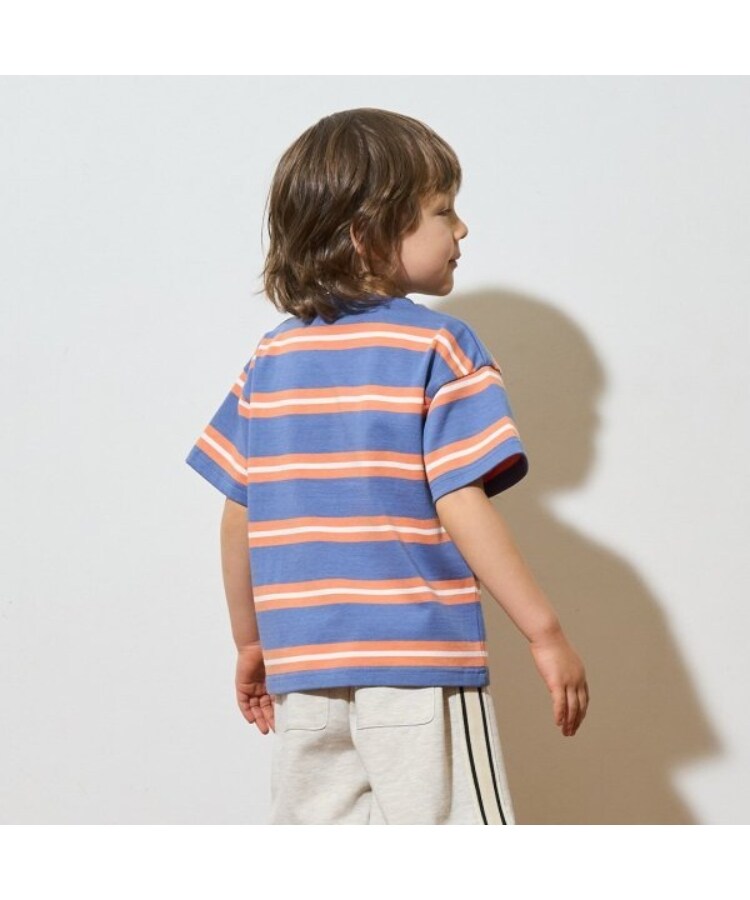 ビールーム(b.ROOM)のビッグシルエット先染めボーダーTシャツ6