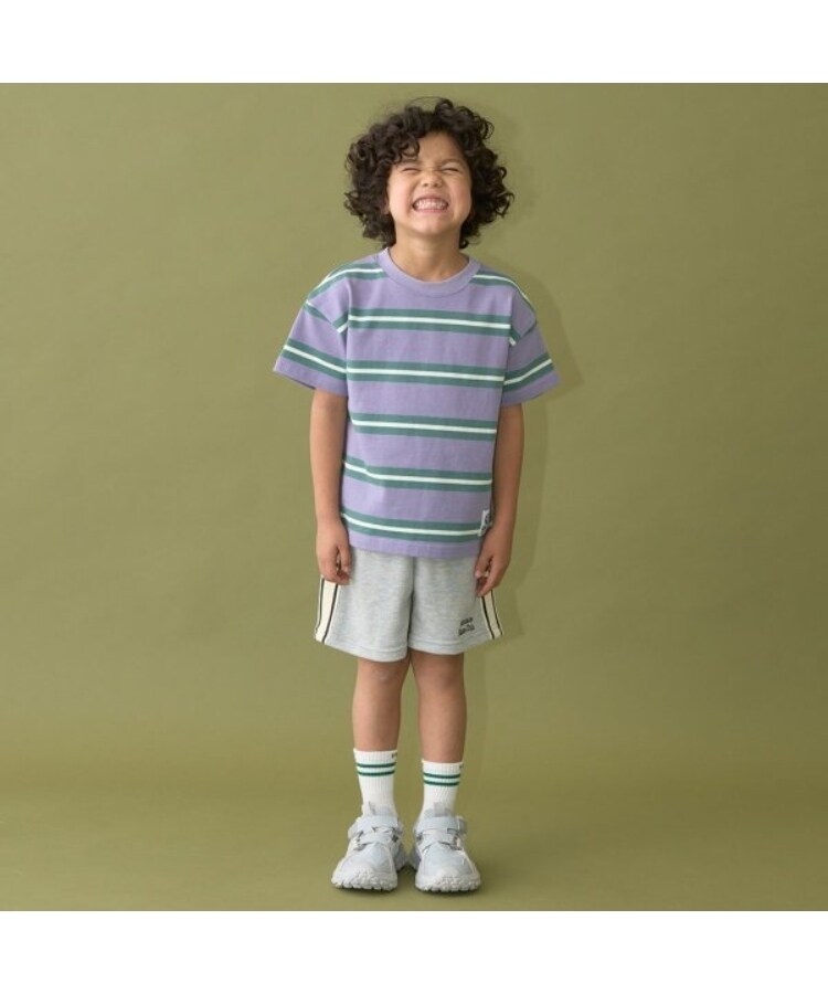 ビールーム(b.ROOM)のビッグシルエット先染めボーダーTシャツ8