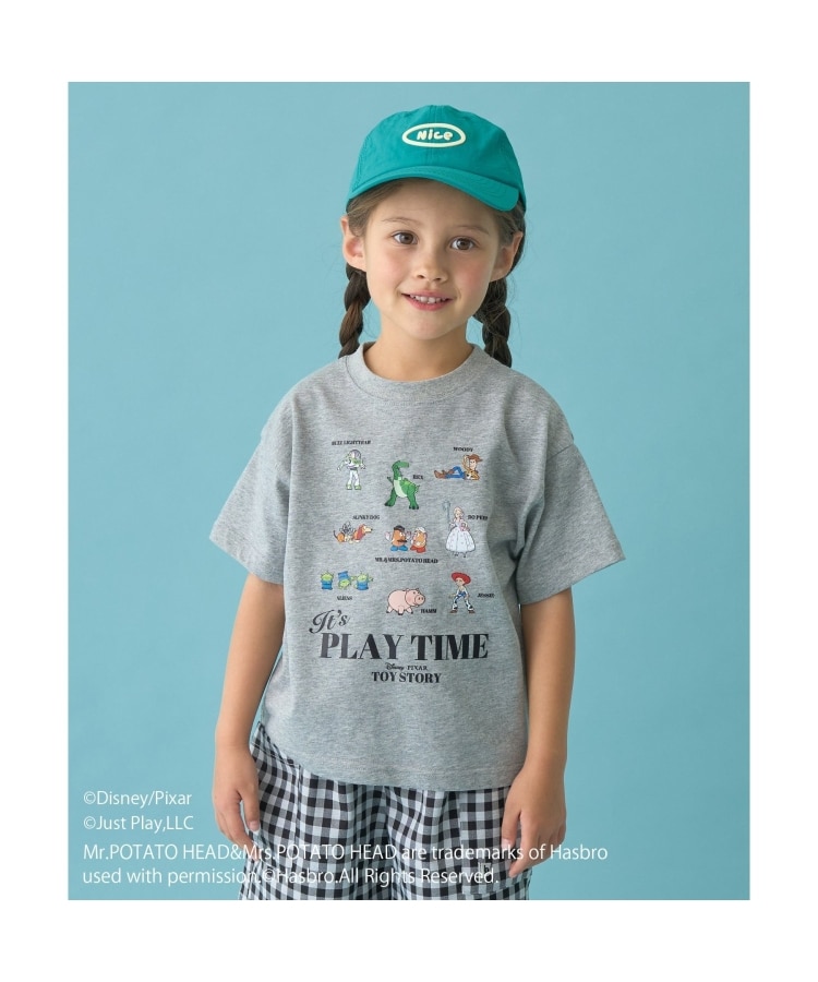 ビールーム(b.ROOM)の【PIXAR】【カイテキ天竺】トイストーリー/Tシャツ グレー(112)