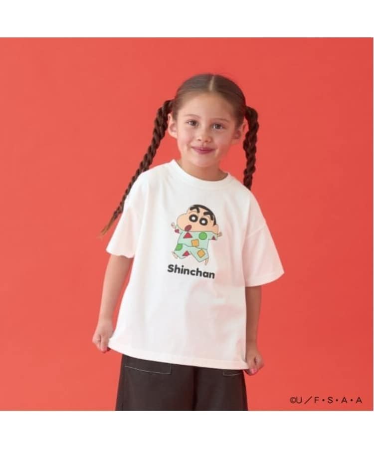 ビールーム(b.ROOM)の【クレヨンしんちゃん】【カイテキ天竺】アソートプリントTシャツ グリーン(025)