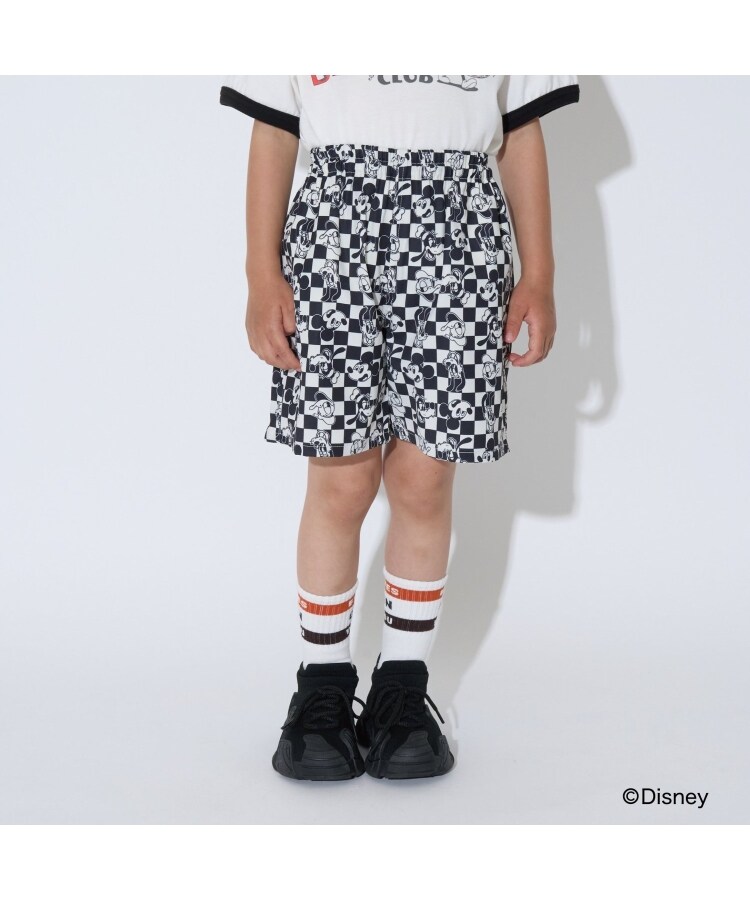 ビールーム(b.ROOM)の【Disney】【セットアップ可】総柄パンツ ブラック(219)