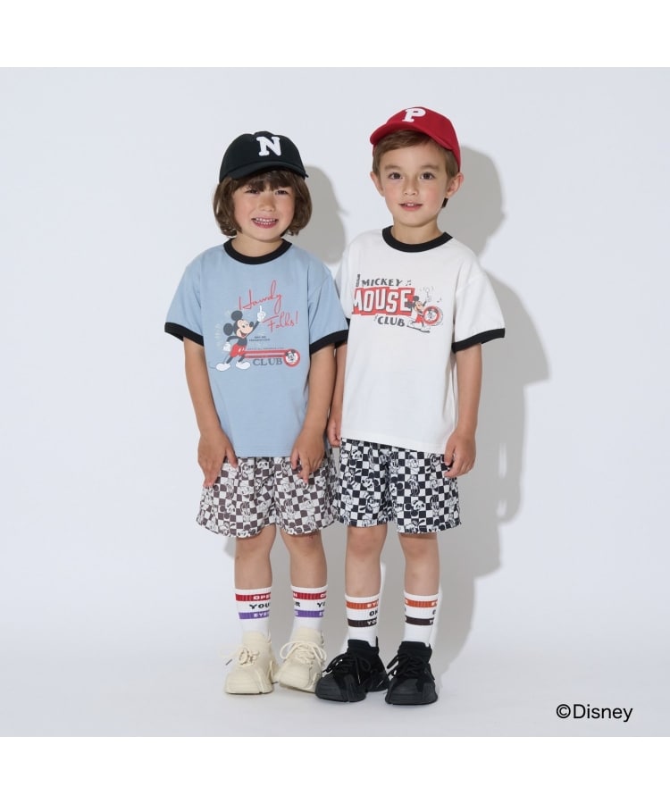 ビールーム(b.ROOM)の【Disney】【カイテキ天竺】アソートプリントリンガーTシャツ19