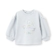 ピューピルハウス(Pupil House)の肩リボントレーナー サックスブルー(090)