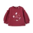 ピューピルハウス(Pupil House)の肩リボントレーナー レッド(061)