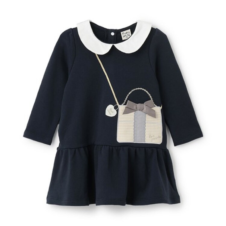 ピューピルハウス(Pupil House)の衿つきワンピース ミドルワンピース